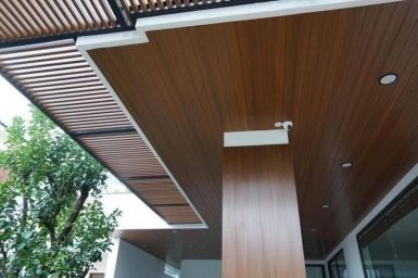 Gỗ Nhựa trang trí Ngoài Trời