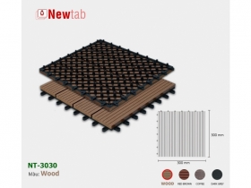 Vi Gỗ Nhựa Ngoài Trời - Màu Wood