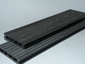 Gỗ Nhựa Ngoài Trời Lỗ Vuông - Màu Dark Grey