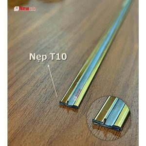Nẹp Inox T10 Vàng Gương – Dài 2m4