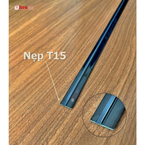 Nẹp Inox T15 Đen Gương – Dài 2m4