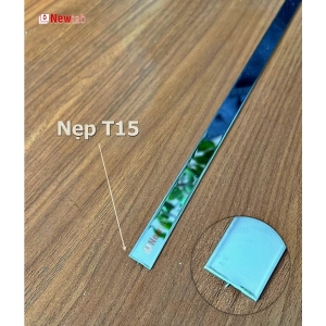 Nẹp Inox T15 Trắng Gương – Dài 2m4