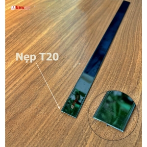 Nẹp Inox T20 Đen Gương – Dài 2m4