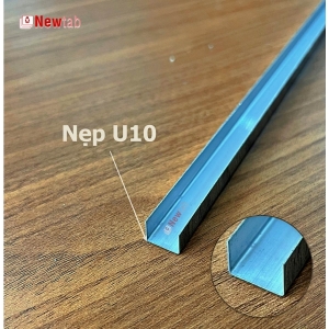 Nẹp Inox U10 Trắng Gương – Dài 2m4