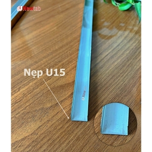 Nẹp Inox U15 Hồng Gương – Dài 2m4