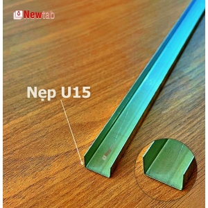 Nẹp Inox U15 Vàng Gương – Dài 2m4
