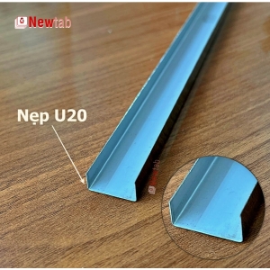 Nẹp Inox U20 Hồng Gương – Dài 2m4
