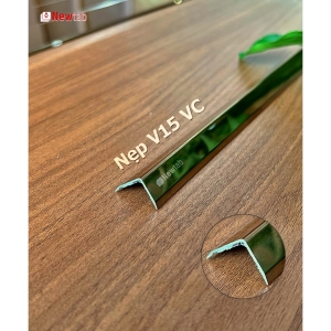 Nẹp Inox V15 Vát Cạnh Hồng Gương – Dài 2m4 Nẹp Inox V15 Vát Cạnh Hồng Gương – Dài 2m4