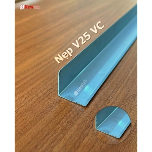 Nẹp Inox V25 Vát Cạnh Hồng Gương – Dài 2m4