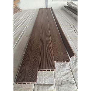 Sàn Gỗ Nhựa Ngoài Trời - Brown 3D