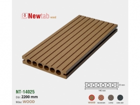 Sàn Gỗ Nhựa Ngoài Trời Lỗ Tròn - Màu Wood Sàn Gỗ Nhựa Ngoài Trời Lỗ Tròn - Màu Wood