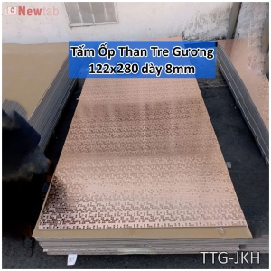 Tấm Ốp Than Tre Độ Dày 8mm-JKH Tấm Ốp Than Tre Độ Dày 8mm-JKH