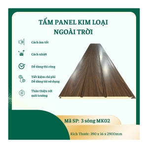 Tấm Panel Kim Loại 3 Sóng Ngoài Trời Tấm Panel Kim Loại 3 Sóng Ngoài Trời