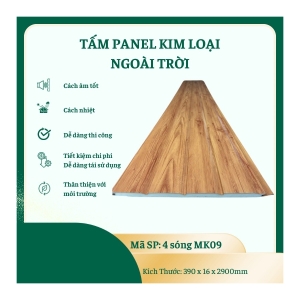 Tấm Panel Kim Loại 4 Sóng Ngoài Trời Tấm Panel Kim Loại 4 Sóng Ngoài Trời
