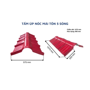 Tấm Úp Nóc Mái Tôn 5 Sóng 