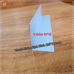 Thanh Nhôm Định Hình Chữ V40×40 Thanh Nhôm Định Hình Chữ V40×40