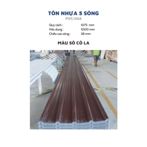 Tôn Nhựa 5 Sóng