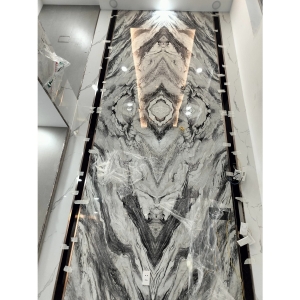 Tranh Tráng Gương Vân Đá Đối Xứng