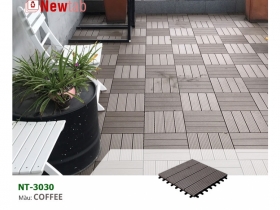 Vi Gỗ Nhựa Ngoài Trời - Màu Coffee