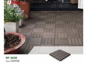 Vi Gỗ Nhựa Ngoài Trời - Màu Coffee