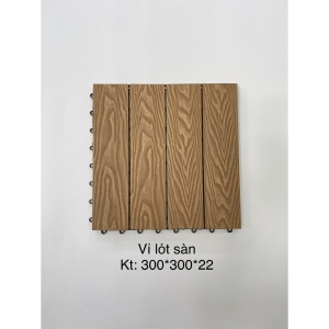 Vỉ Lót Sàn Vân Gỗ - Teak