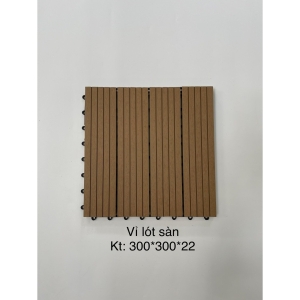 Vỉ Lót Sàn Vân Sọc - Teak