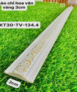 Phào Chỉ -Mã Phảo Chỉ Nhựa PS Hoa Văn 3cm KT30-TV-134.4