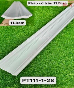 Phào Chỉ -Mã Phào Cổ Trần Nhựa PS Trắng 11.8 PT111-1-28