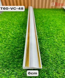 Phào Chỉ -Mã Phào Lệch Nhựa PS Trắng Chỉ 6cm NT60-VC-48