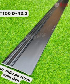 Phào Chỉ -Mã Phào Len Chân Nhựa PS Đen 10cm CT100D-43.2