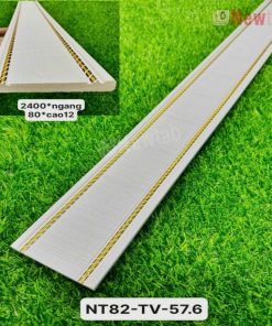 Phào Chỉ -Mã Phào Ngang Nhựa PS Hoa Văn 8cm NT82-tv-57.6