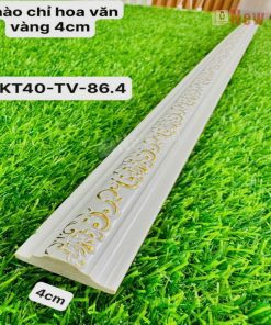 Phào Chỉ -Mã Phào Nhựa PS Chỉ Hoa Văn 4cm KT40-TV-86.4
