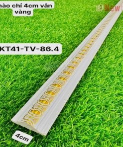 Phào Chỉ -Mã Phào Nhựa PS Chỉ Vân Vàng KT41-TV-86.5