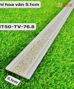 Phào Chỉ -Mã Phào Nhựa PS Hoa Văn 5.1cm NT50-TV-76.8
