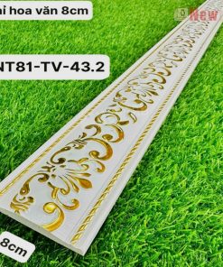 Phào Chỉ -Mã Phào Nhựa PS Hoa Văn 8cm NT81-TV-43.2