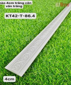 Phào Chỉ -Mã Phào Nhựa PS Trắng Cân 4cm KT43-T-86.4