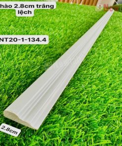 Phào Chỉ -Mã Phào Nhựa PS Trắng Hoa Văn 2.8cm NT20-1-134.4