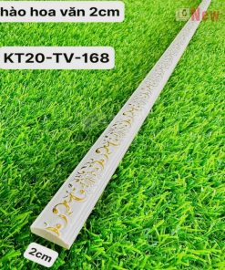 Phào Chỉ -Mã Phào Nhựa PS Trắng Hoa Văn 2cm KT20-TV-168