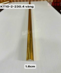 Phào Chỉ -Mã Phào Nhựa PS Vàng Bóng 1.6cm KT10-2-230.4