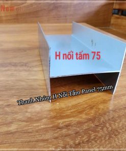 Thanh Nhôm H Nối Tấm Panel 75mm