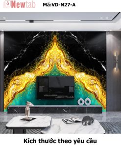 Tranh Tráng Gương Vân Đá Độc Quyền -Mã VD-N27-A