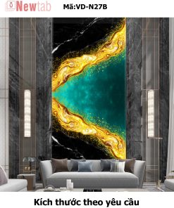 Tranh Tráng Gương Vân Đá Độc Quyền -Mã VD-N27B