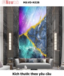 Tranh Tráng Gương Vân Đá Độc Quyền -Mã VD-N32B