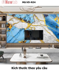 Tranh Tráng Gương Vân Đá Độc Quyền -Mã VD-N34