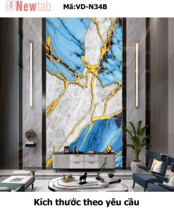 Tranh Tráng Gương Vân Đá Độc Quyền -Mã VD-N34B