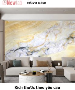 Tranh Tráng Gương Vân Đá Độc Quyền -Mã VD-N35B