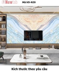 Tranh Tráng Gương Vân Đá Độc Quyền -Mã VD-N39