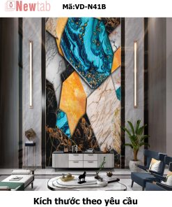 Tranh Tráng Gương Vân Đá Độc Quyền -Mã VD-N41B