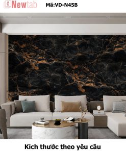 Tranh Tráng Gương Vân Đá Độc Quyền -Mã VD-N45B