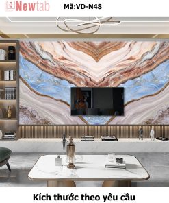 Tranh Tráng Gương Vân Đá Độc Quyền -Mã VD-N48